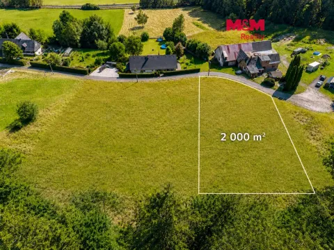 Prodej pozemku pro bydlení, Mostek, 2000 m2