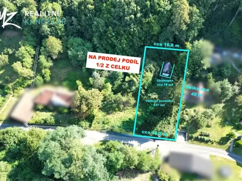 Prodej podílu zahrady, Zádveřice-Raková, 655 m2