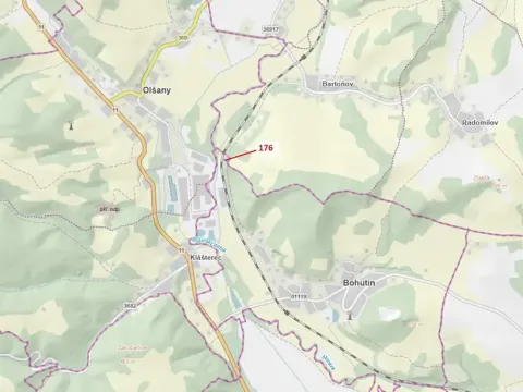 Dražba lesa, Bohutín, 692 m2