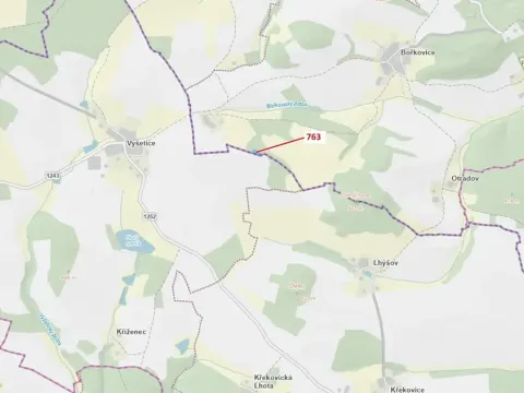 Dražba lesa, Zvěstov, 1498 m2