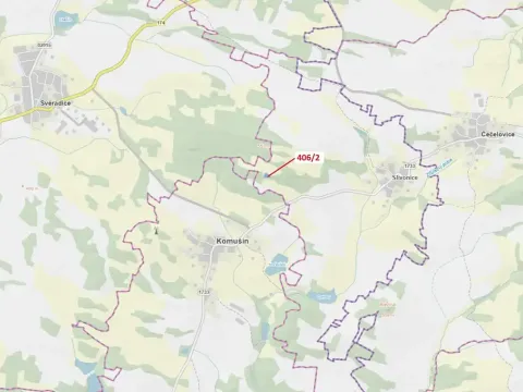 Dražba lesa, Velký Bor, 1583 m2
