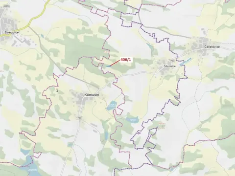 Dražba louky, Velký Bor, 1762 m2