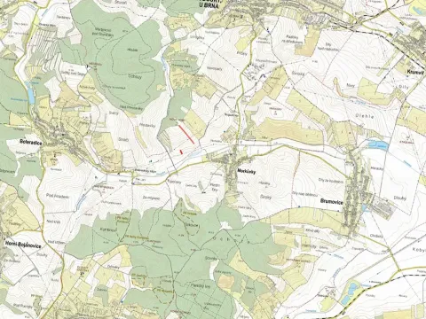 Prodej pole, Klobouky u Brna, 3845 m2