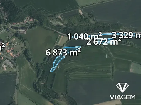 Prodej podílu pole, Hřivice, 2206 m2