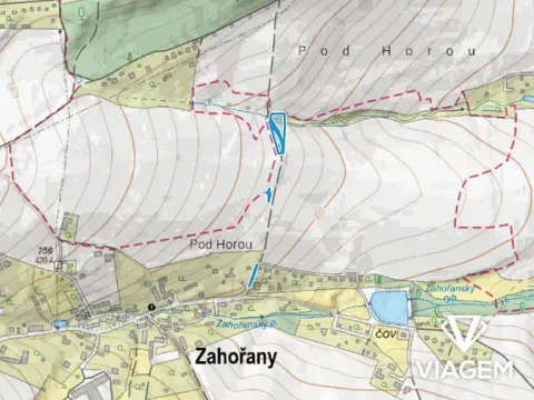 Prodej podílu pole, Zahořany, 1343 m2
