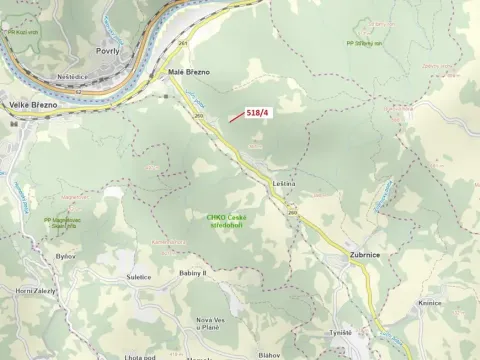 Dražba lesa, Malé Březno, 169 m2