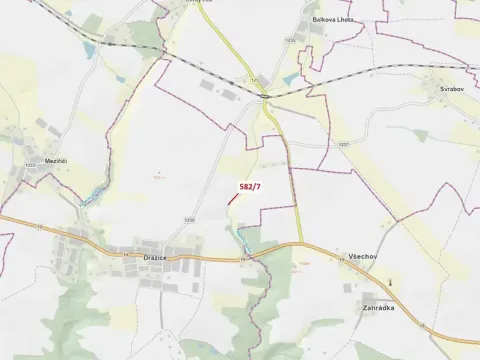 Dražba lesa, Dražice, 316 m2