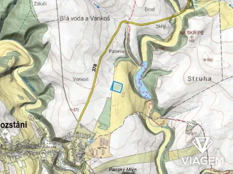 Prodej podílu pole, Rozstání, 1454 m2