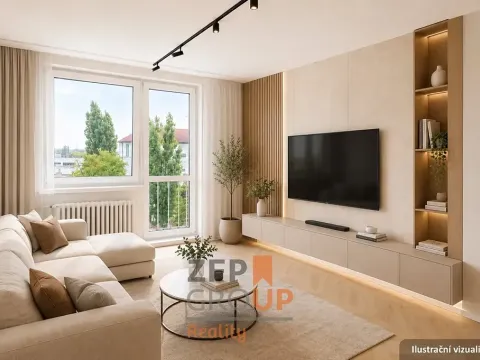 Pronájem bytu 3+kk, Hodonín, Národní třída, 65 m2