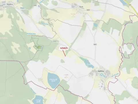 Dražba lesa, Volfířov, 29 m2