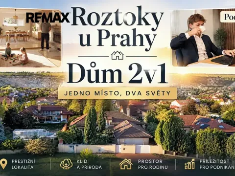 Prodej rodinného domu, Roztoky, Dobrovolného, 456 m2