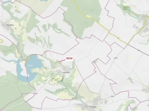 Dražba lesa, Výrovice, 12 m2
