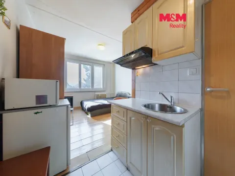 Prodej bytu 1+kk, Karlovy Vary - Stará Role, Fibichova, 18 m2