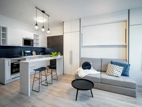 Pronájem bytu 1+kk, Praha - Hlubočepy, Vítové, 43 m2