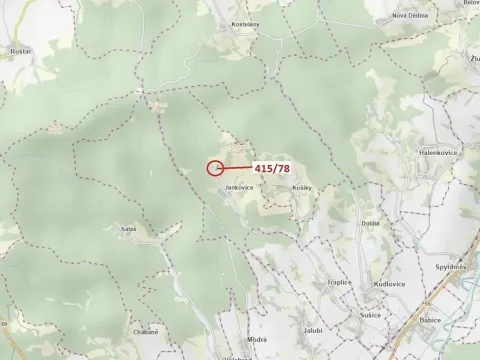 Dražba louky, Jankovice, 6434 m2